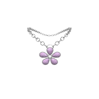 Pink Flower Necklace