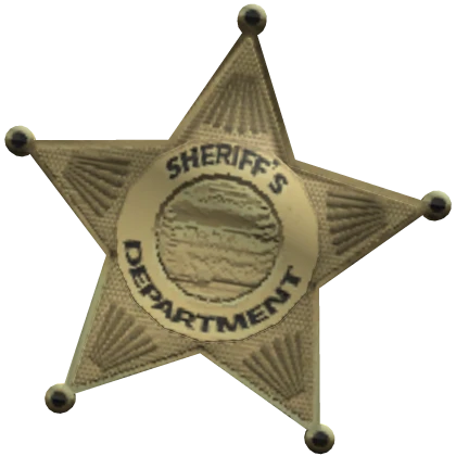 LBV Generic Sheriff Badge 3 Gold