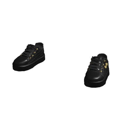 BerryBox March '24 Black Low Top Sneakers