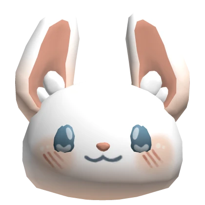 Cute Bunny Head Face