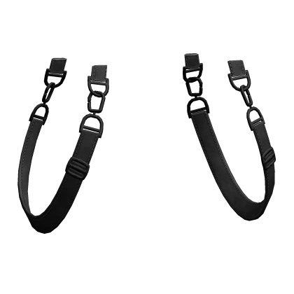 Black Suspender Waist Straps 3.0