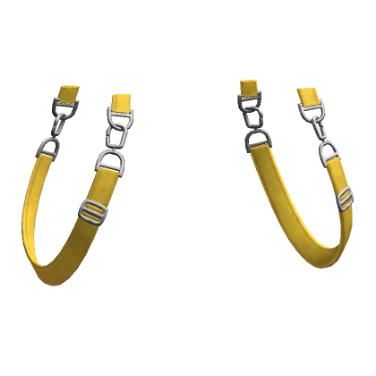 Yellow Suspender Waist Straps