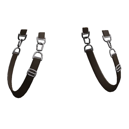 Brown Suspender Waist Straps