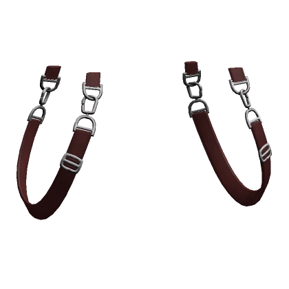 Red Suspender Waist Straps