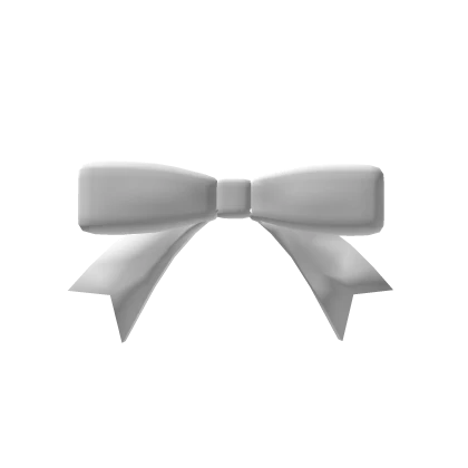 Cute White Single Bow