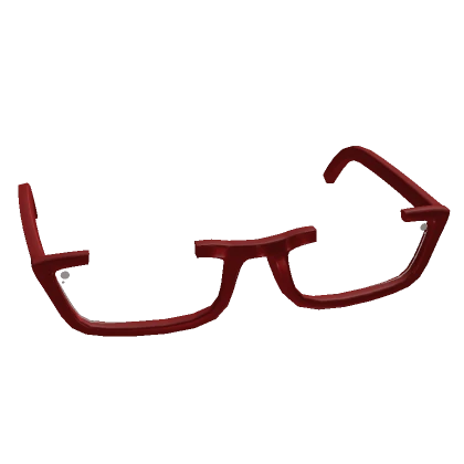 Red Square Cut Glasses