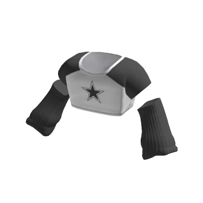 🍀Y2K Star Baby Tee w Armwarmers (Black)