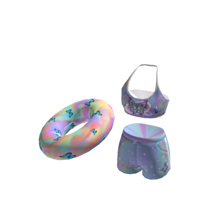 ✨Y2K butterfly swim pool ring floatie