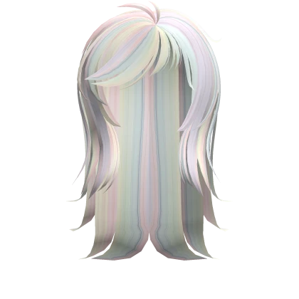 ♡ : pastel rainbow scene hair 