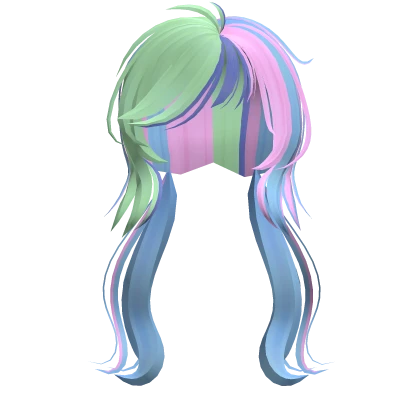 ♡ : celestia pony scene pigtails 