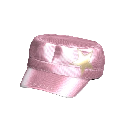 Aesthetic Y2K Star Cadet Cap (Pink)