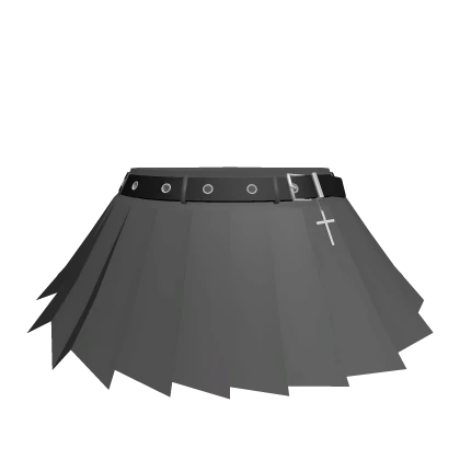 Chibi Doll Goth Skirt - Gray