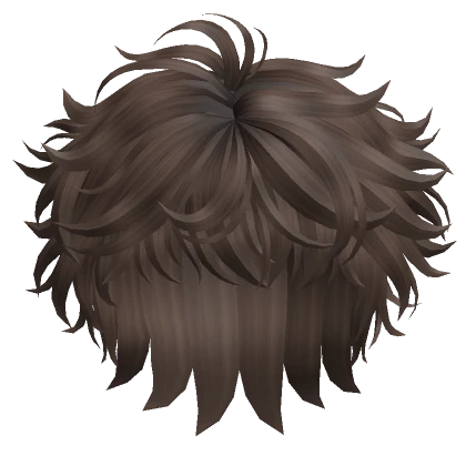 Stylish Fluffy Anime Hair in Brown