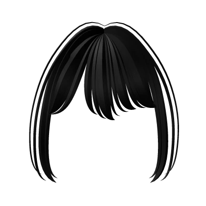 Black Trendy Bangs