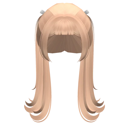 Cute soft blonde doll pigtails