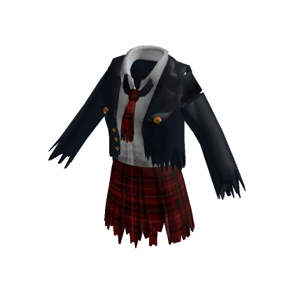 ✨Halloween Bloody Zombie School Uniform Navy