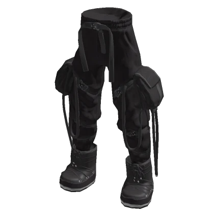 Cargo Pants Y2K Black