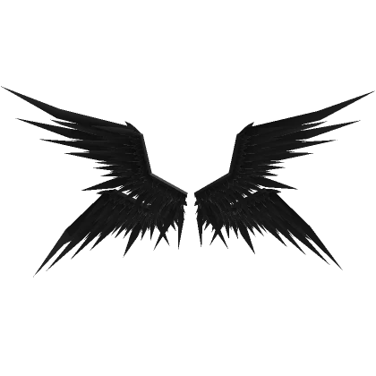 Black Angelic Four Wings