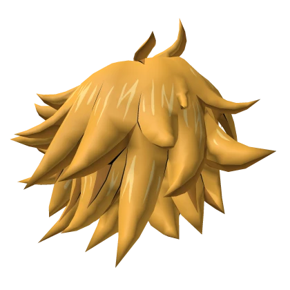 Blonde Wolfcut Hair with Bandage Derieri
