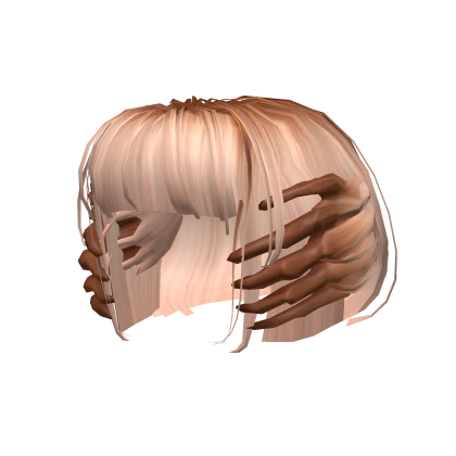 Hear no evil short haircut (blonde & ginger)