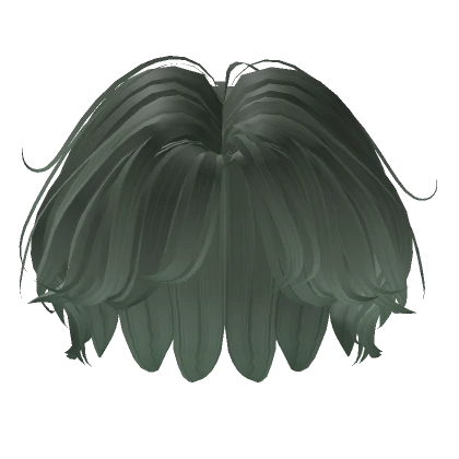 fairy green wispy male anime boy hair