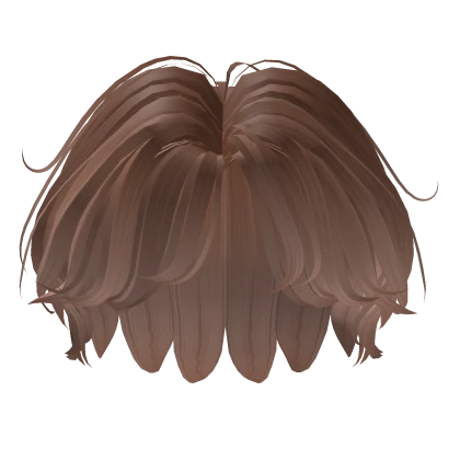 light ginger brown wispy male anime boy hair