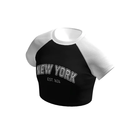 Y2K New York Crop Top