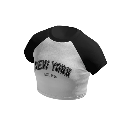 Y2K New York Crop Top