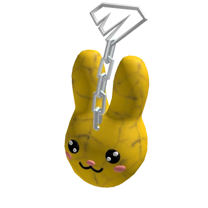 Bunny Keychain - Yellow