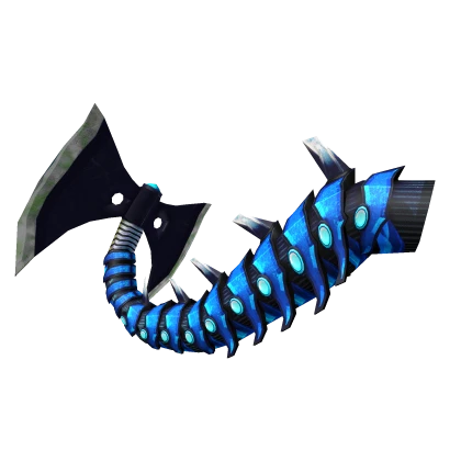 Blue Mech Cyberpunk Tail