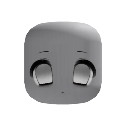 emotionless moe face (gray)