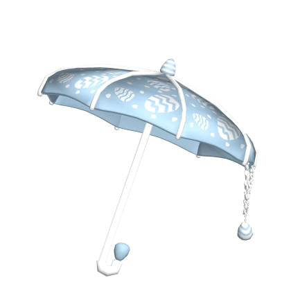Blue Easter Parasol Umbrella