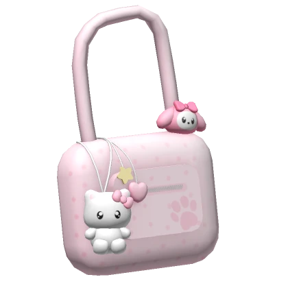 ♡ kawaii pink tote bag