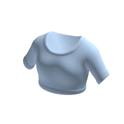Cropped Tee Blue