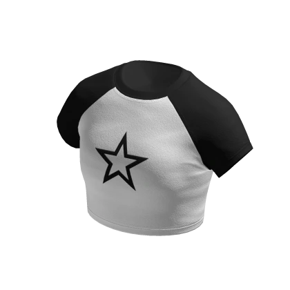 Y2K Star Crop Top