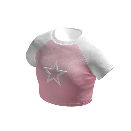 Y2K Star Crop Top