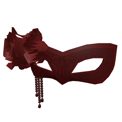 Red Rose Masquerade Mask