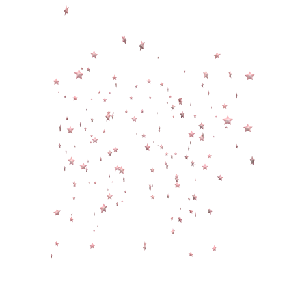 Star Confetti Aura in Blush