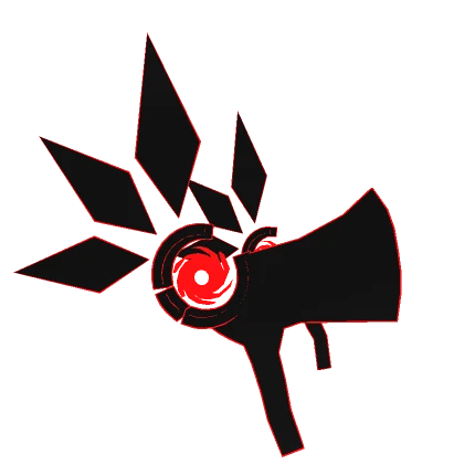 Black and Red Cartoony Valkyrie