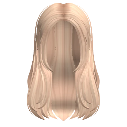 Soft Straight Flowy Hair (Blonde)