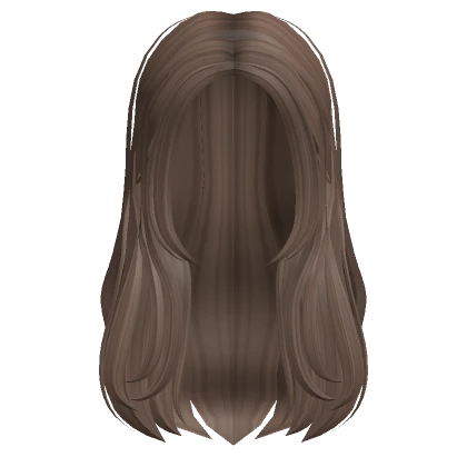 Soft Straight Flowy Hair (Brown)