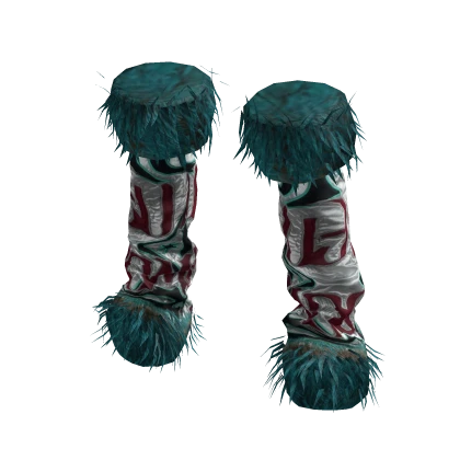 Fluffy Fur Leg Warmers by WINDOWSEN FabriX