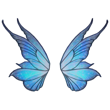 Aquamarine Fairy Wings