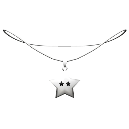 Y2K Silver Star Necklace [1.0]