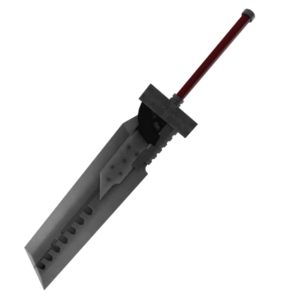 Anime Metallic Greatsword Cloud Buster Sword