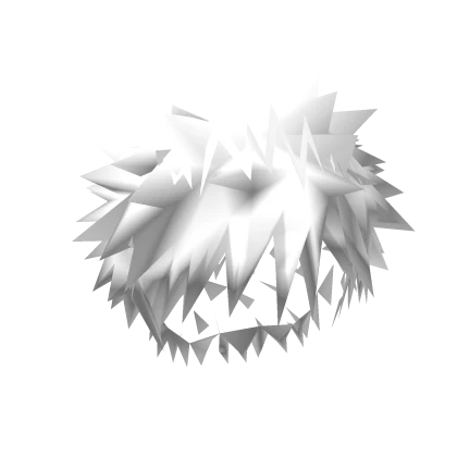 White Spiky Anime Hair