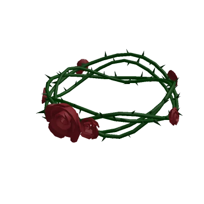 Roses and spikey vines collar