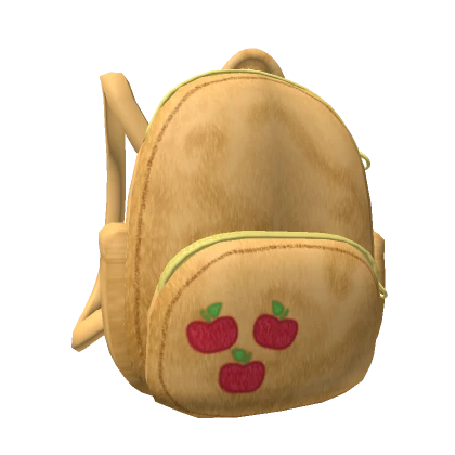 Orange Apple Pony Backpack