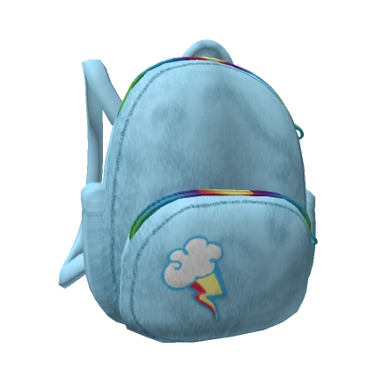 Blue Rainbow Pony Backpack