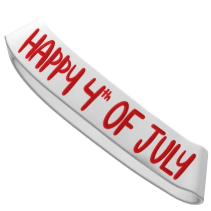 July 4th Sash